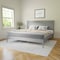 Flash Furniture Gray King Wooden Platform Bed with Headboard MG-09003KB-K-GRYWSH-GG - alternate 1